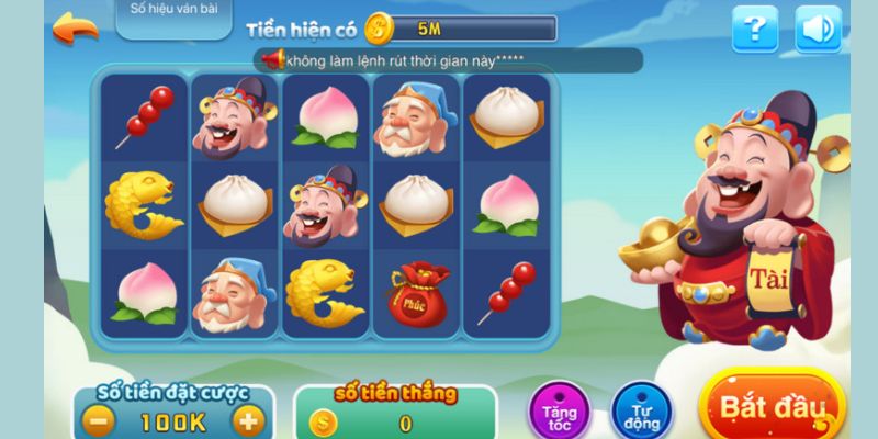 Tính năng cơ bản của slot game thần tài